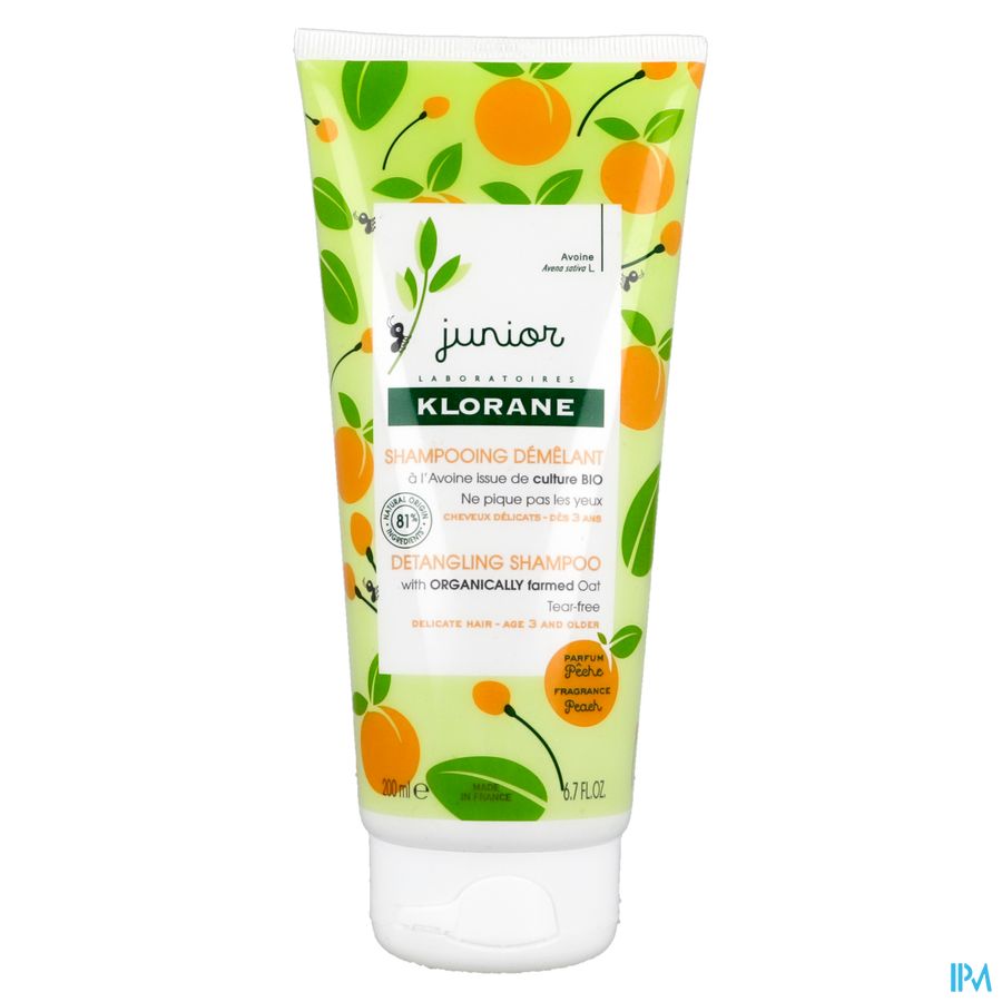 Klorane Petit Junior Ontwarrende Shampoo 200ml