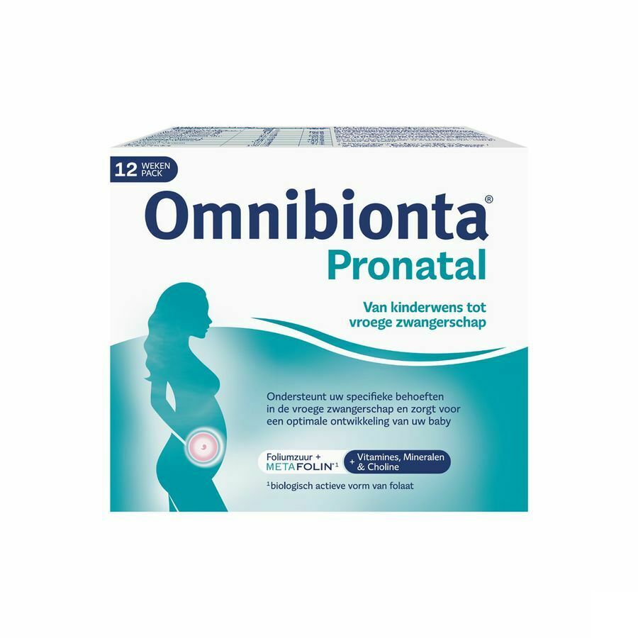 Omnibionta Pronatal Kinderwens tot Vroege Zwangerschap 84 Tabletten