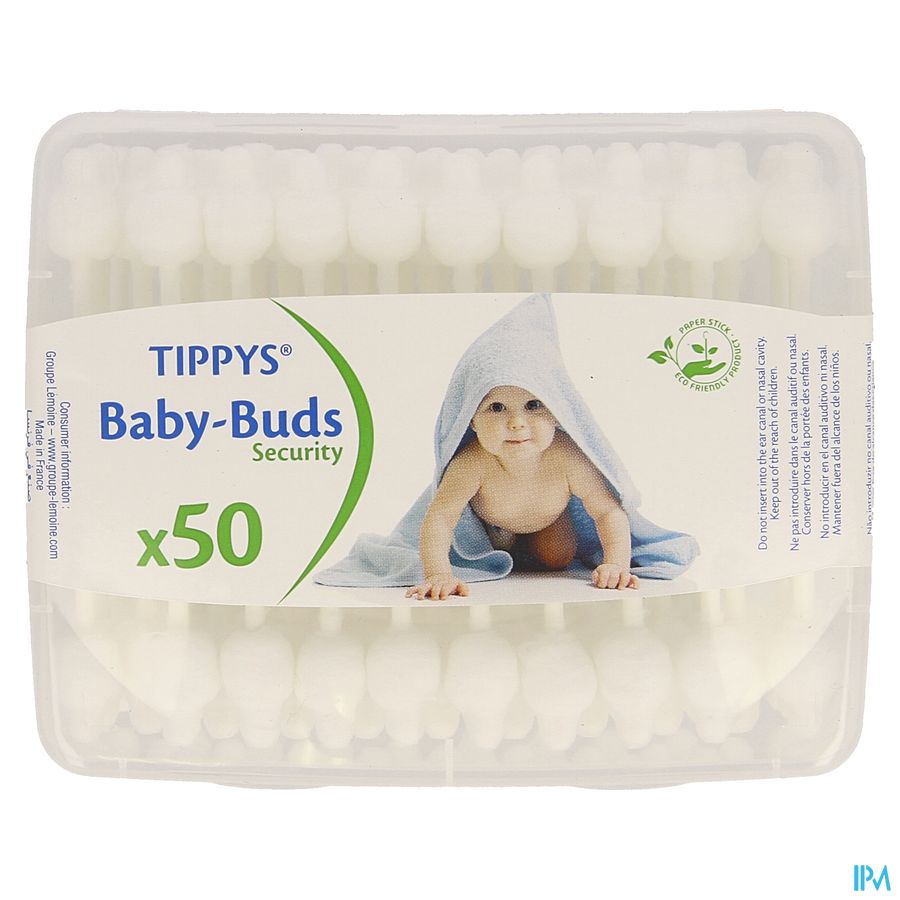 Tippys Baby Buds Papieren Staafjes 50