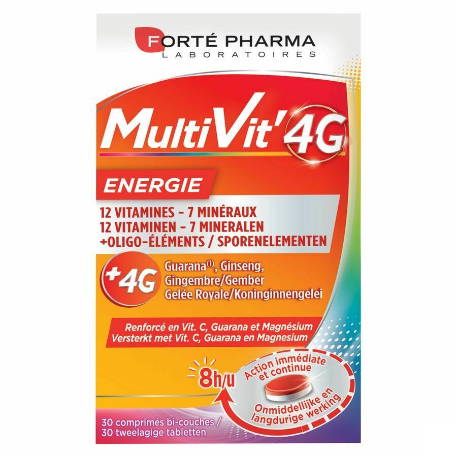 Forté Pharma MultiVit 4G Energie 30 Tabletten