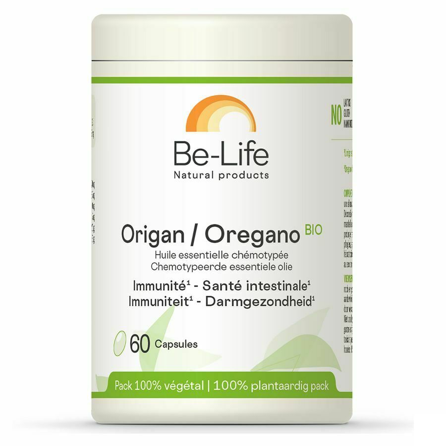 Oregano Etherische Bio Olie Be Life 60 Tabletten