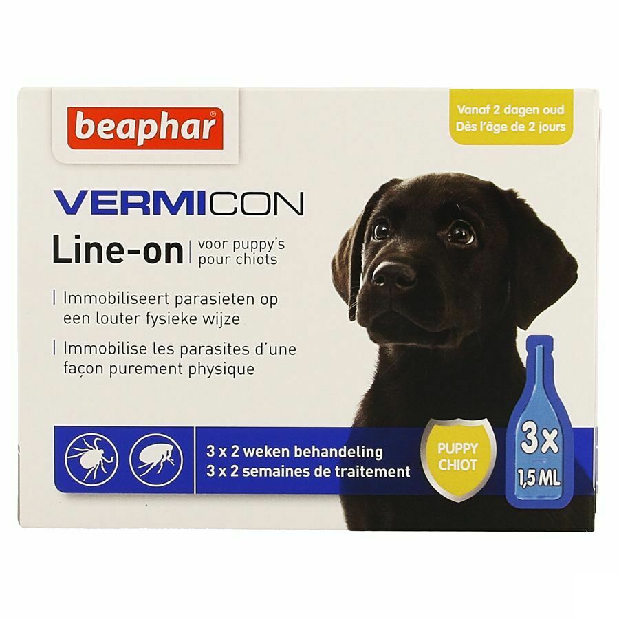 Beaphar Vermicon Line-on Puppy 3x1,5ml