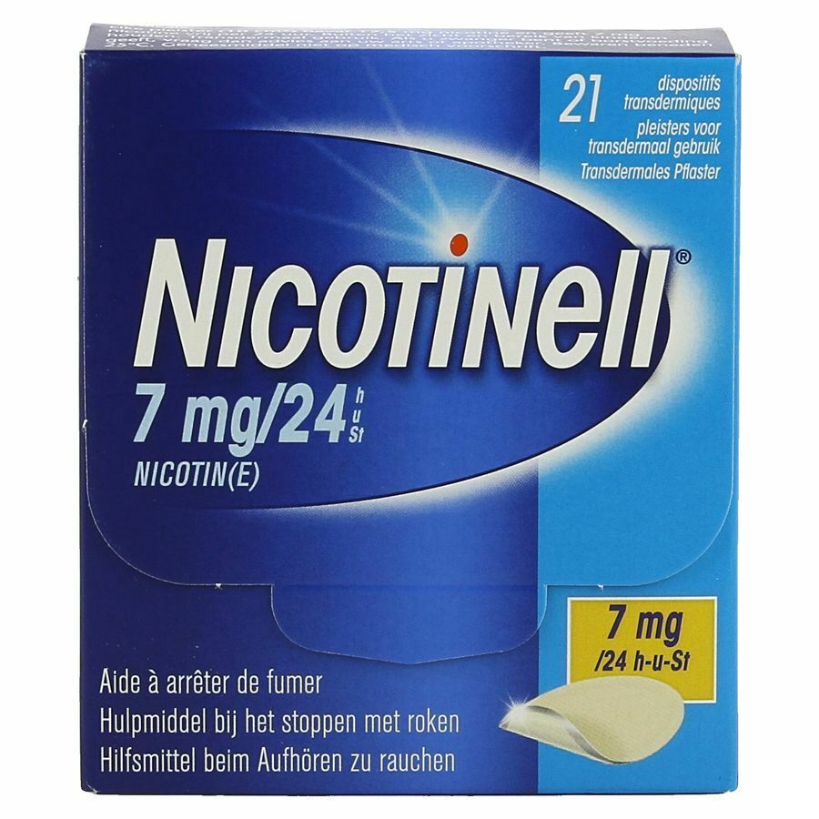 Nicotinell 7mg/24h Pleister Transdermaal 21