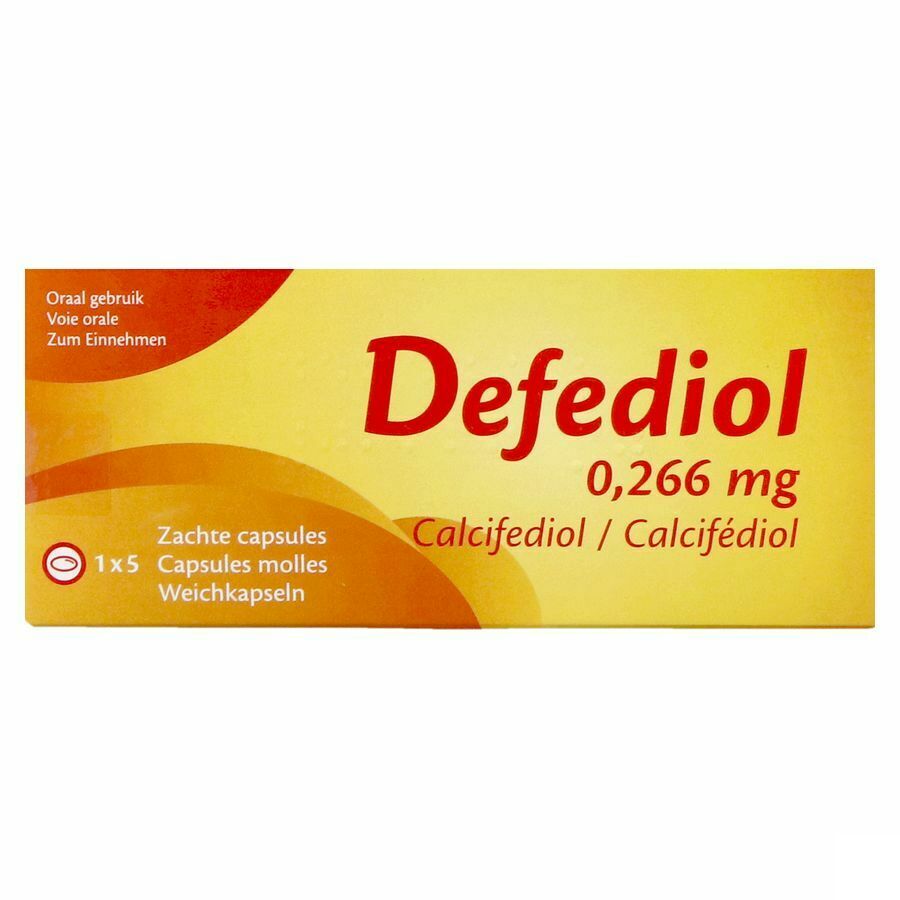 Defediol 0,266mg 5 Zachte Capsules