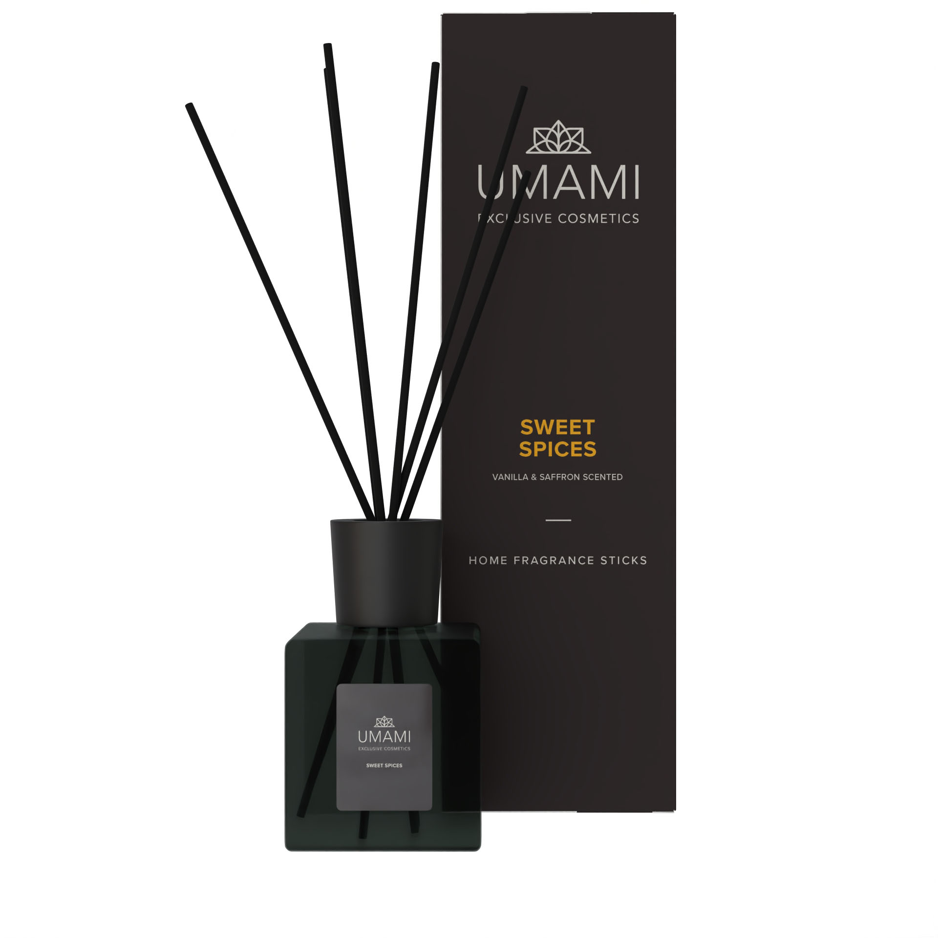 Umami Exclusive Cosmetics Geurstokjes Sweet Spices Home Fragrance Sticks