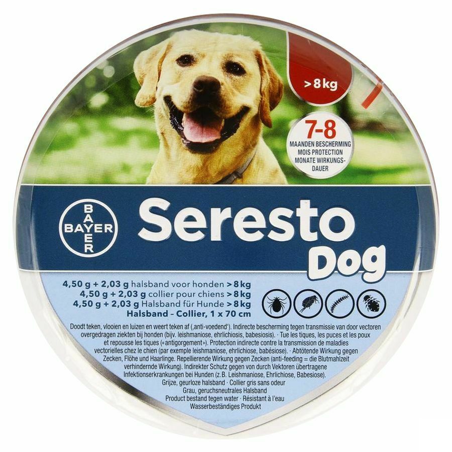 Seresto Dog 4,5g + 2,03 Halsband >8kg