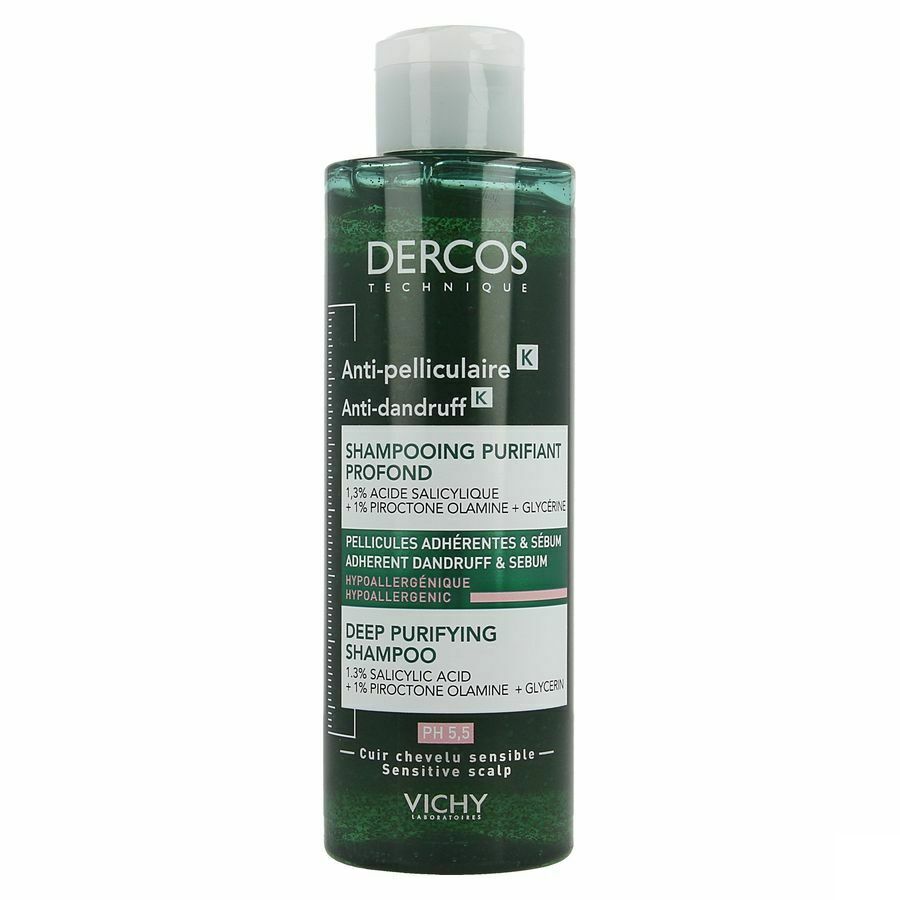 Vichy Dercos Anti Roos K Shampoo Diep Zuiverend 250ml