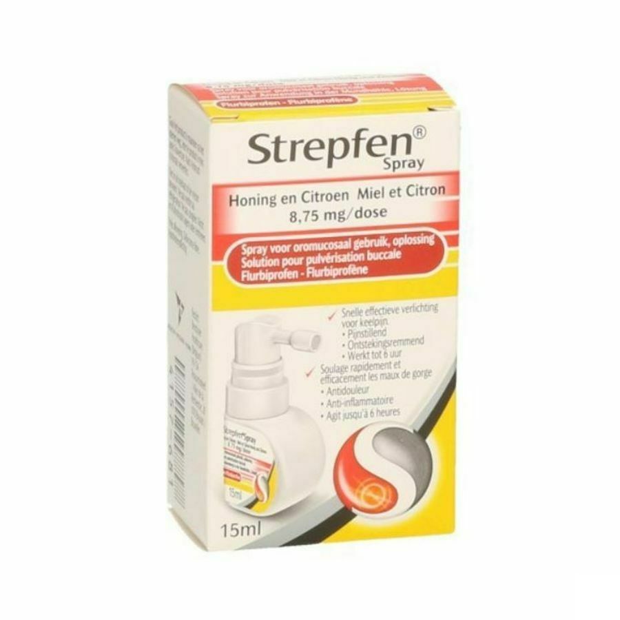 Strepfen 8.75mg Honing-citroen Spray 15ml