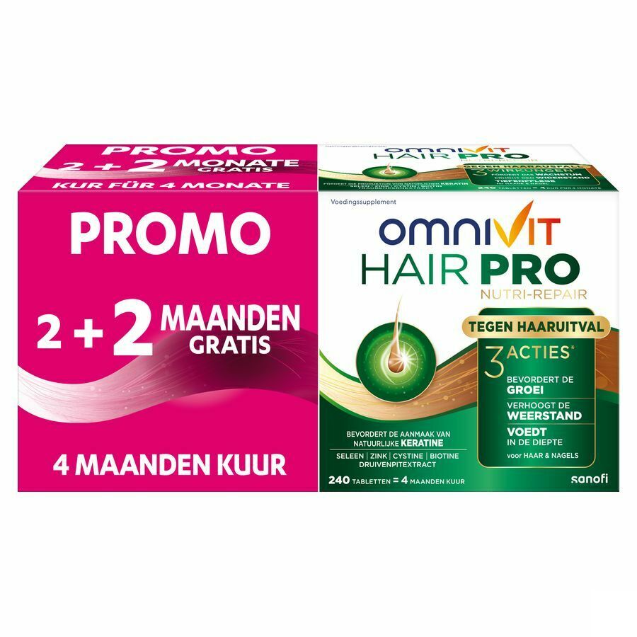 Omnivit Hair Pro Promo 2+2 Maanden Gratis