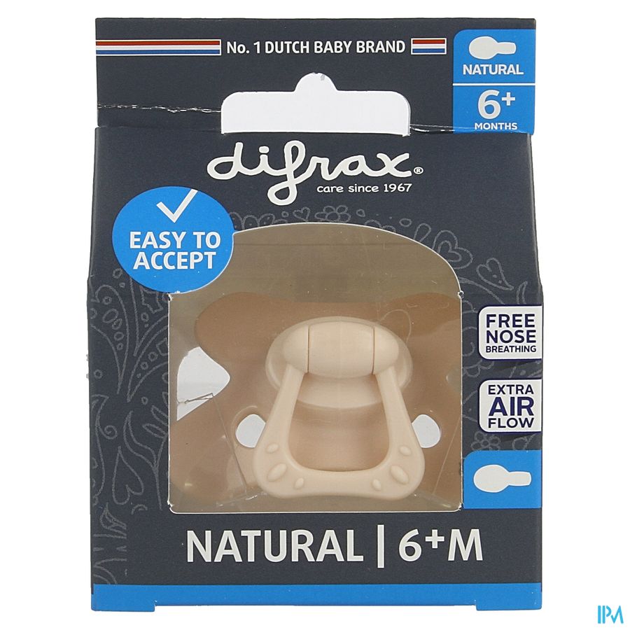 Difrax Fopspeen Natural 6m+ Pure Blossom