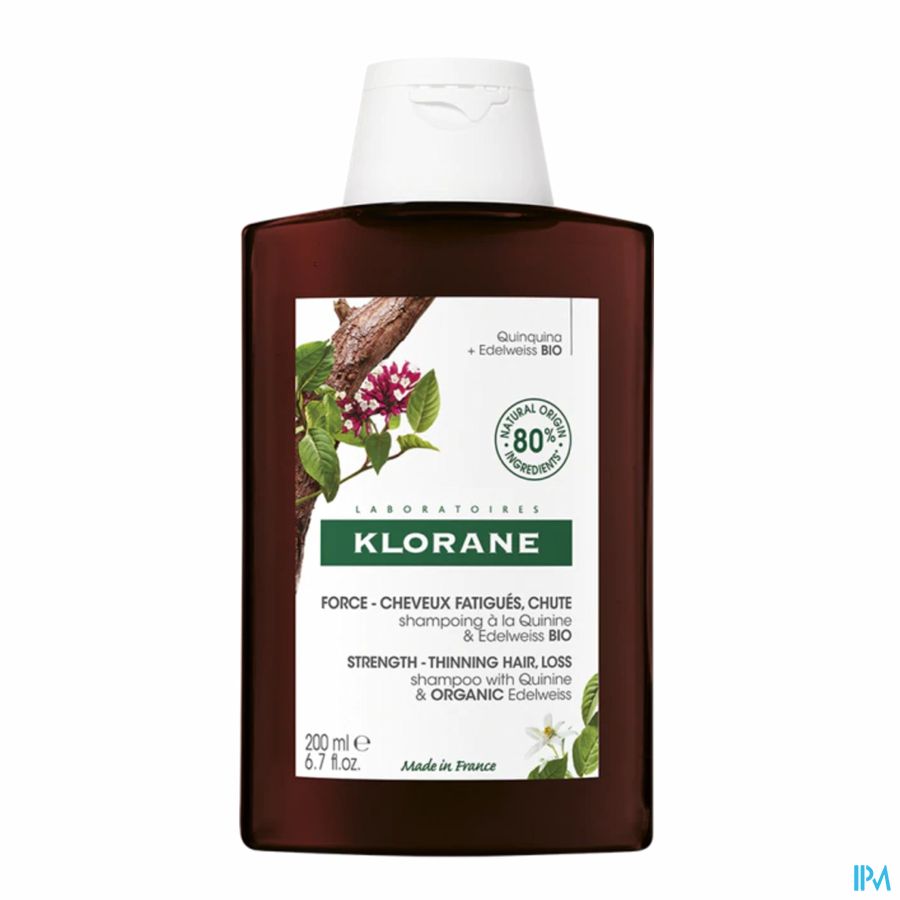 Klorane Haarversterkende Shampoo met Kinine & Edelweiss 200ml