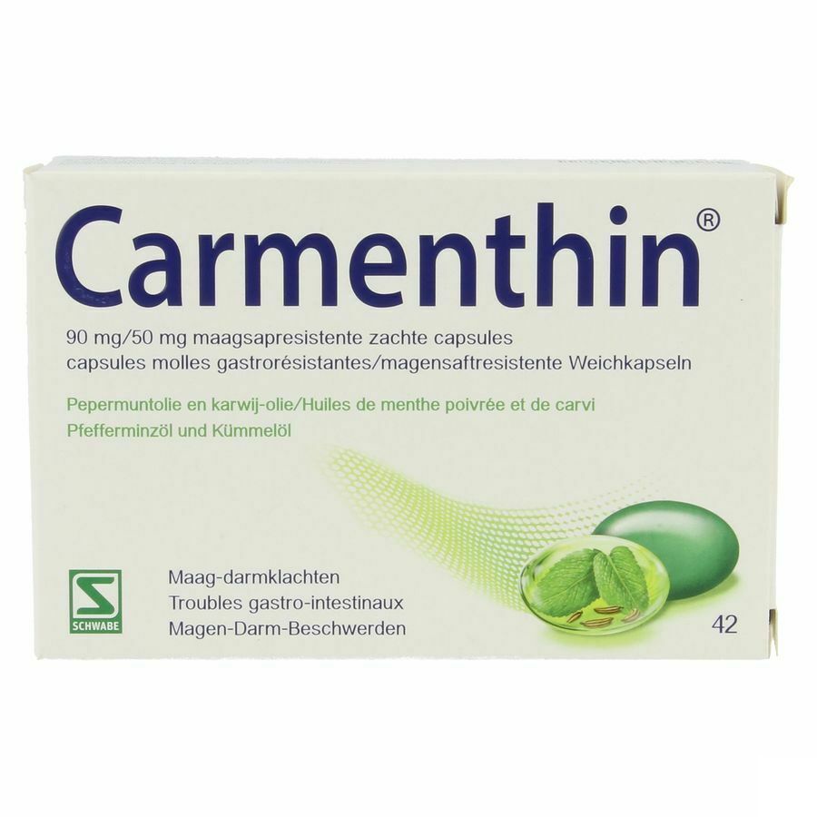 Carmenthin® 42 Maagsapresist. Zachte Capsules