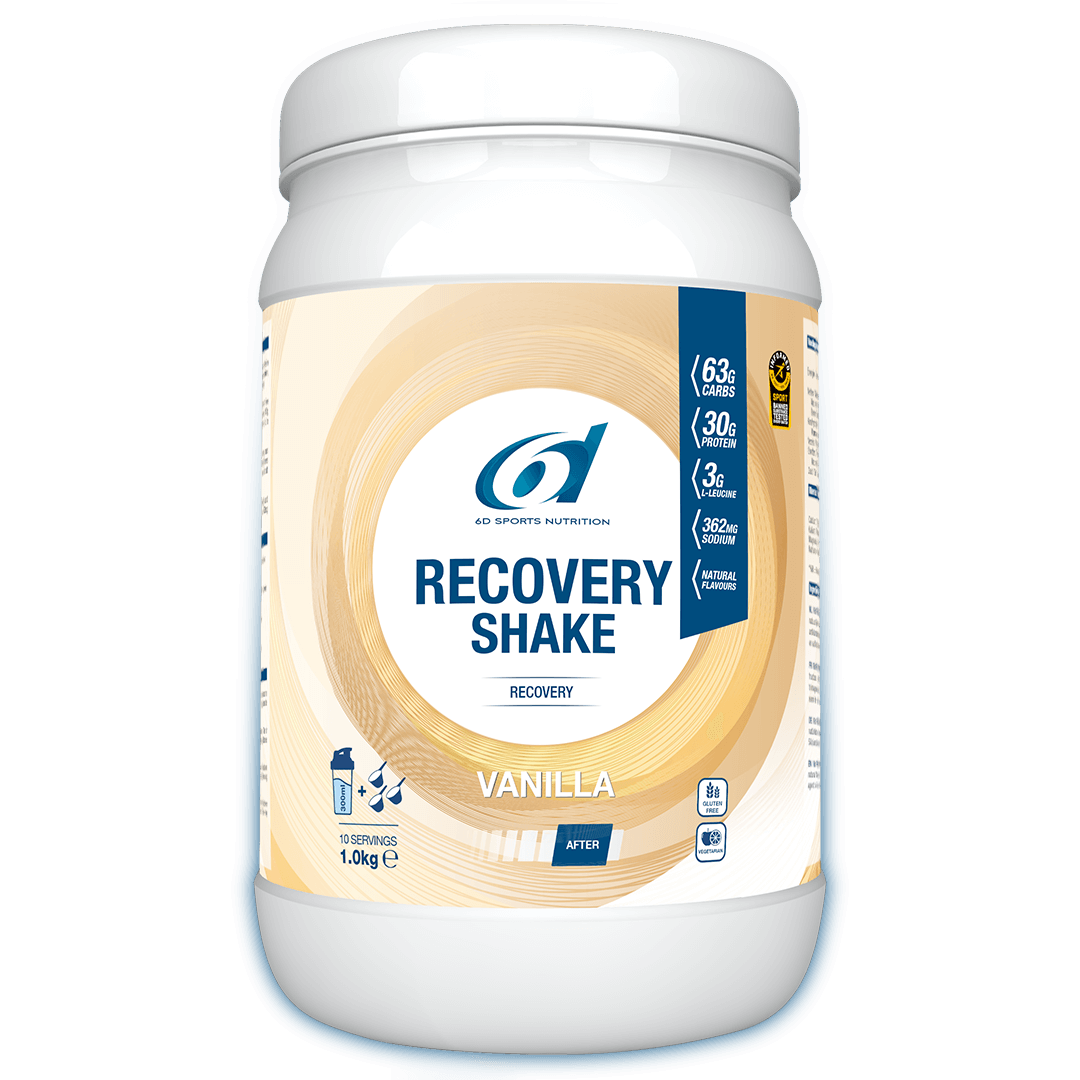 6d Sports Nutrition Recovery Shake Vanilla 1kg