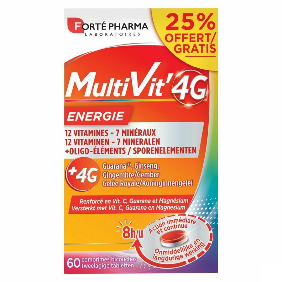 Forté Pharma Multivit' 4G 60 Tabletten