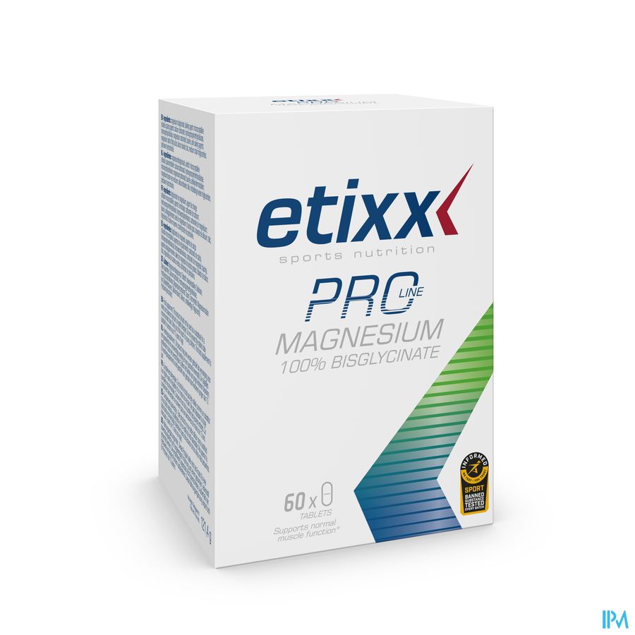 Etixx Magnesium 100% Bisglycinate Pro Line Comp 60