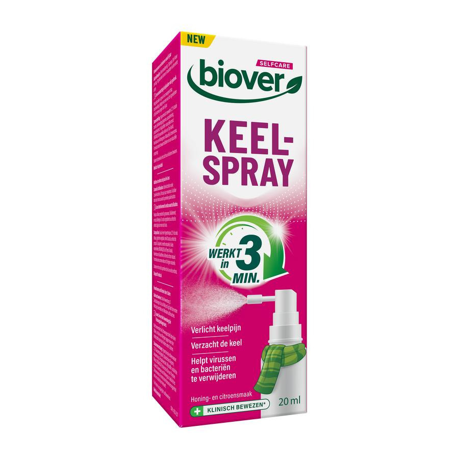 Biover® Selfcare – Keelspray – Werkt In 3 Min. – 20 ml