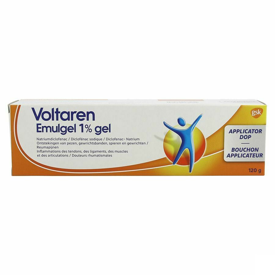 Voltaren Emulgel 1 % Gel 120g Applicator Dop New