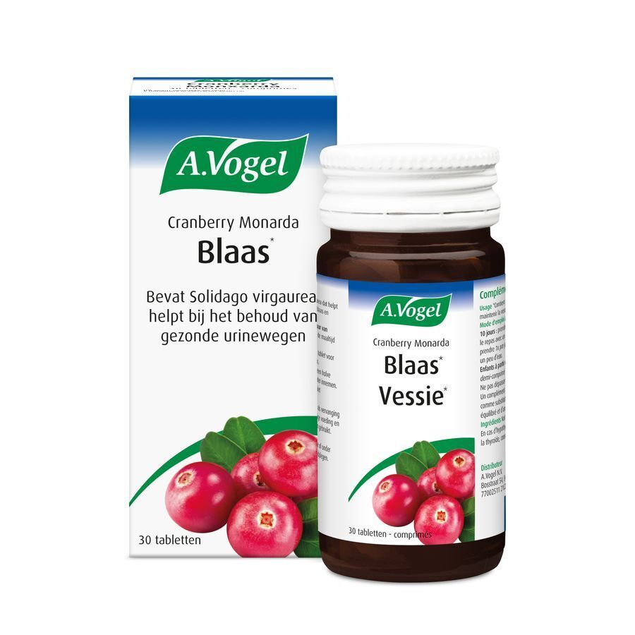 A.Vogel Cranberry Monarda Gezonde Urinewegen 30 Tabletten