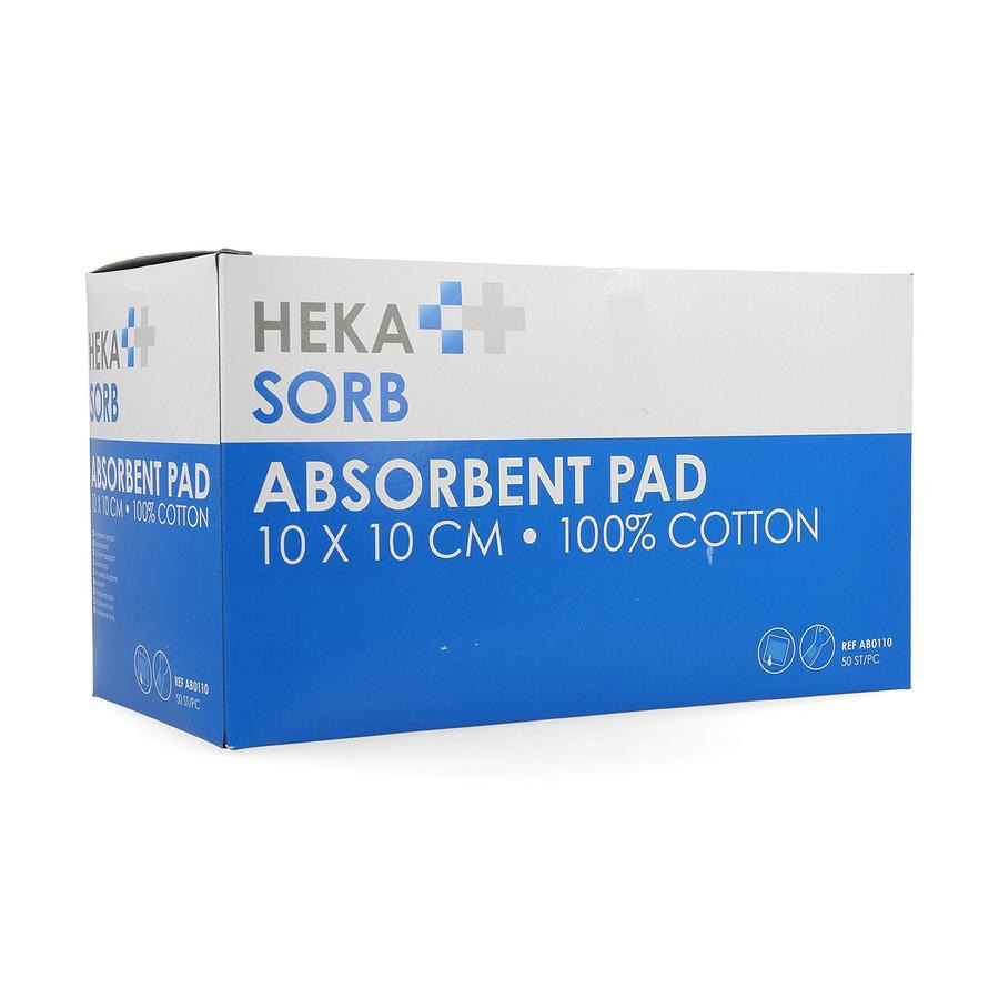 HEKA sorb absorberend verband 10 x 10 cm