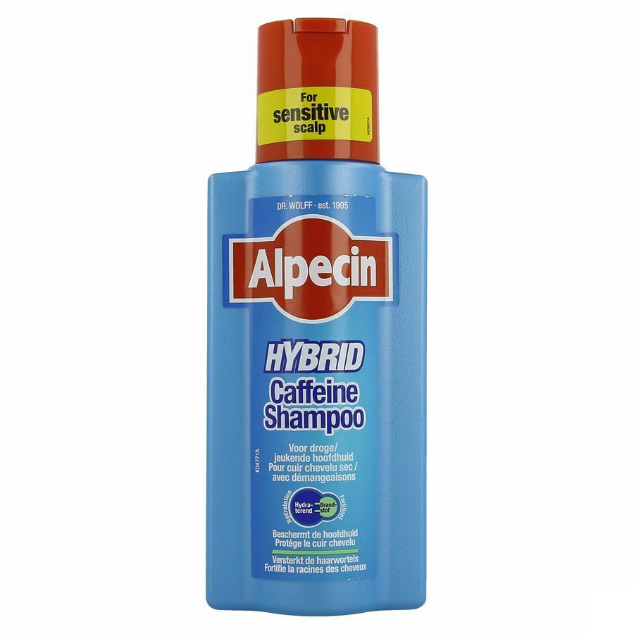 Dr. Wolff Alpecin Hybrid Caffeine Shampoo Droge en Jeukende Hoofdhuid 250ml