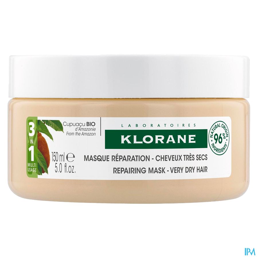 Klorane 3in1 Haarmasker Voedend en Herstellend met Cupuaçu 150ml