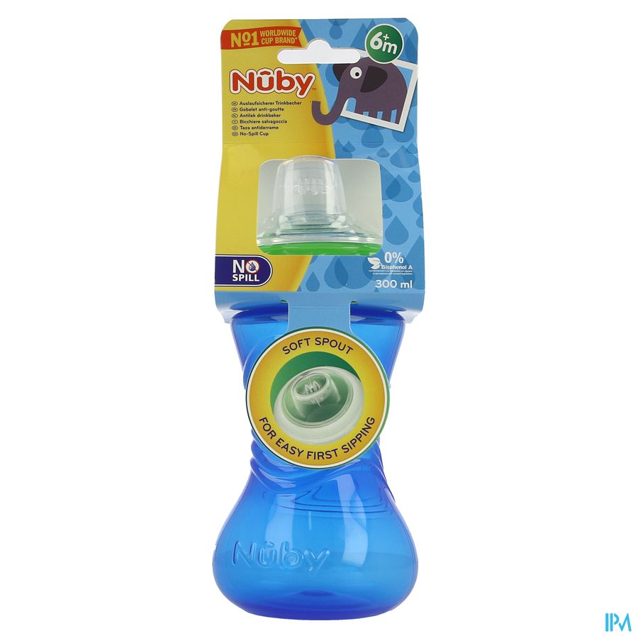 Nuby Easy Grip A/lekbeker 6m+ 300ml