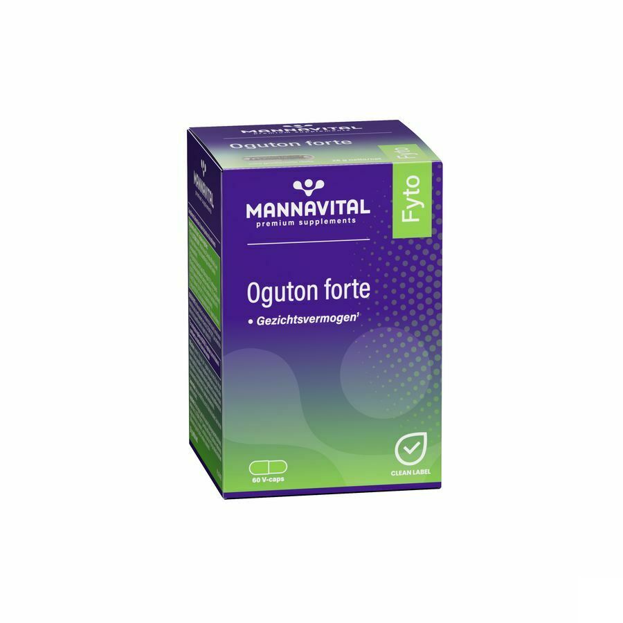 Mannavital Oguton Forte 60 Plantaardige Capsules