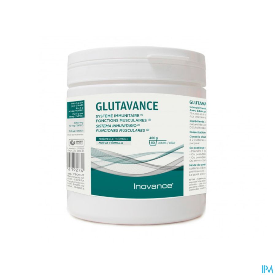 Inovance Glutavance Stevia 400g