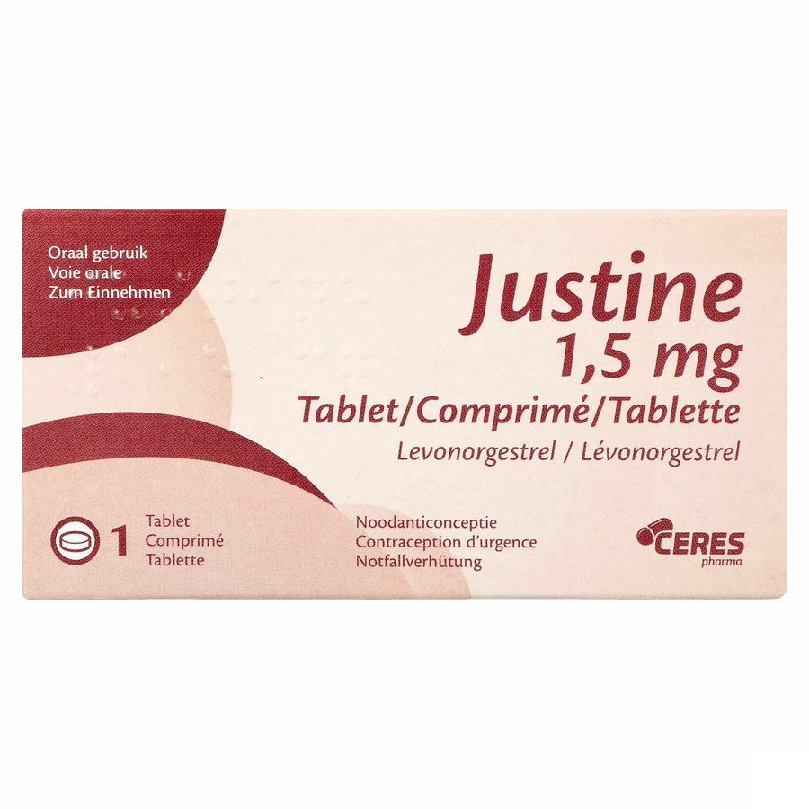 Justine 1,5mg Comp 1