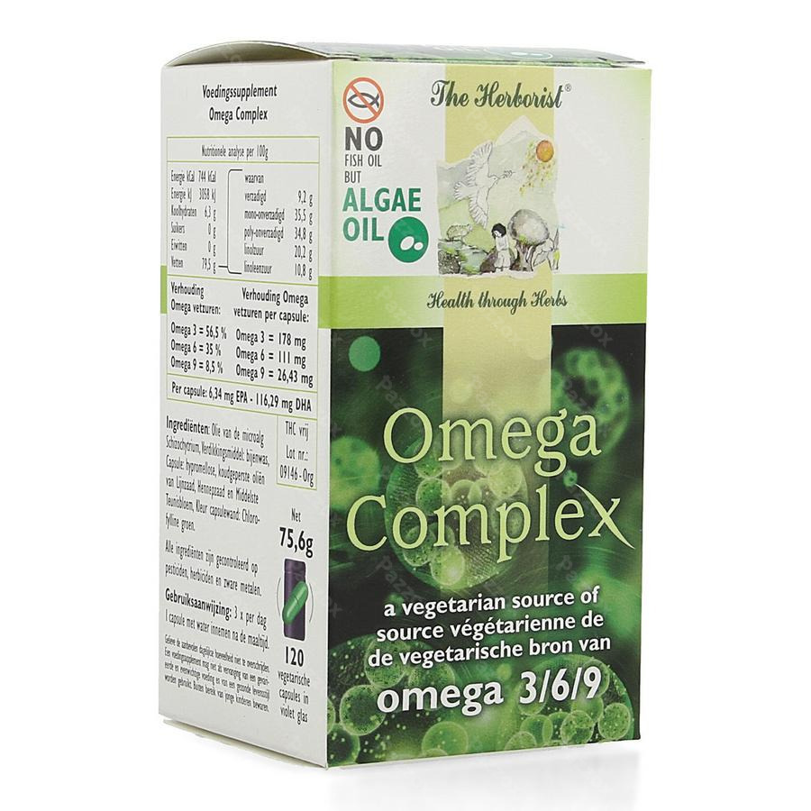 Complex Algae Oil Vegetarisch 120 - Pazzox