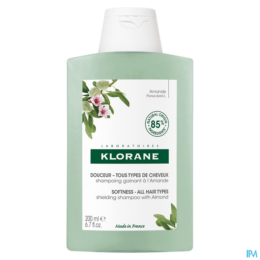 Klorane Omhullende Shampoo Amandel 200ml