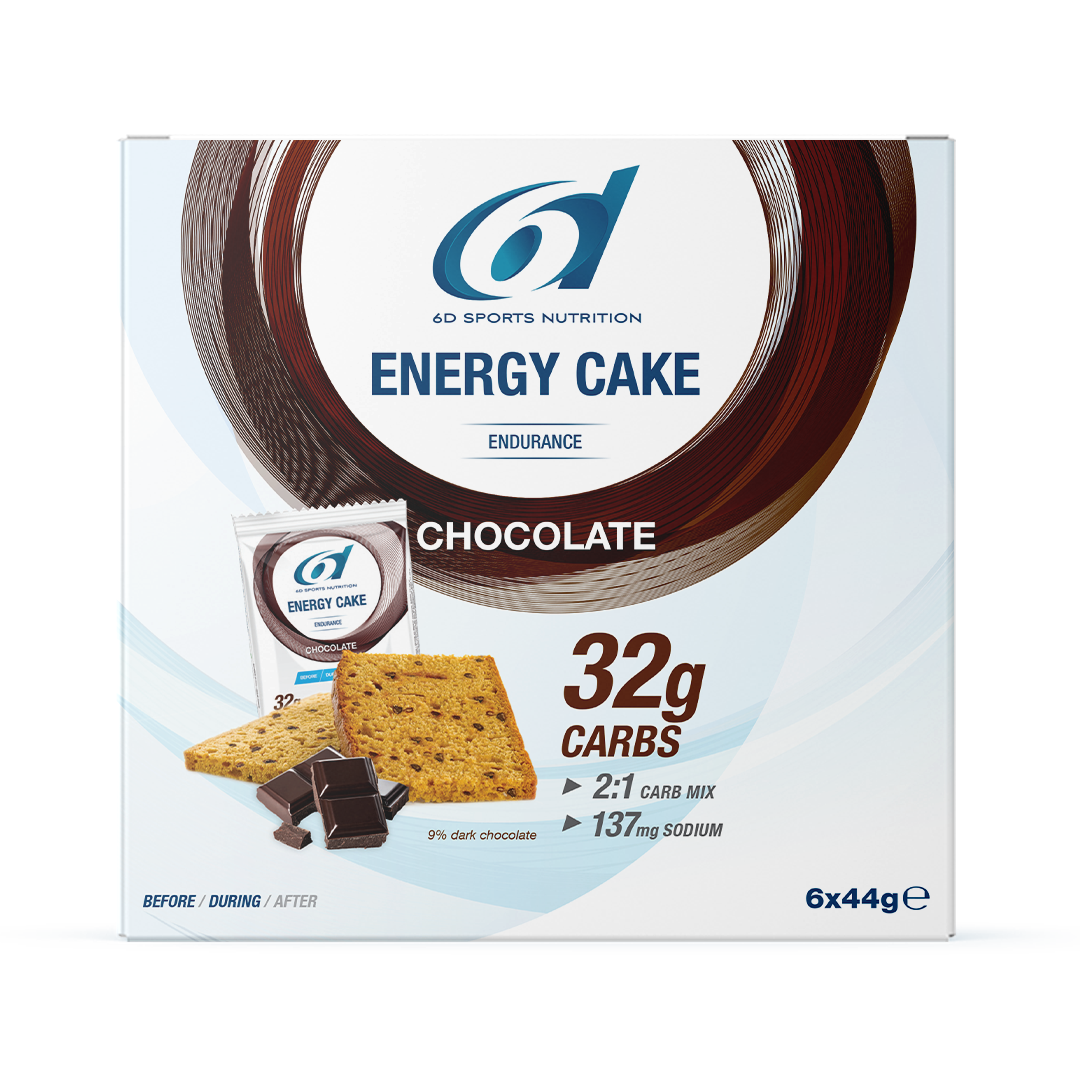 6d Energy Cake Chocolate 6x44g