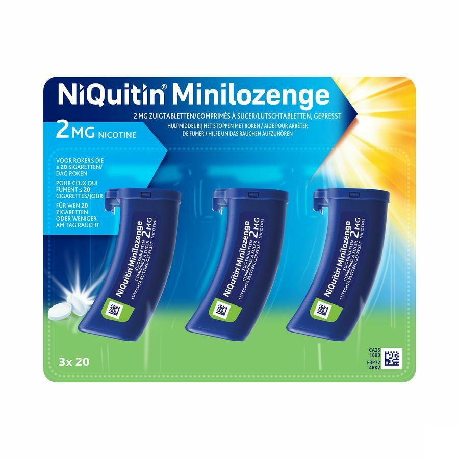 Niquitin Minilozenge 2mg 60 Zuigtabletten