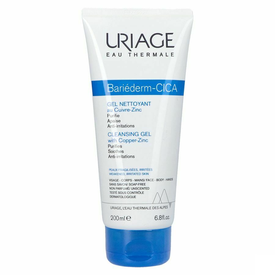 Uriage Bariéderm-CICA Verzachtende Reinigingsgel Gevoelige Huid 200ml