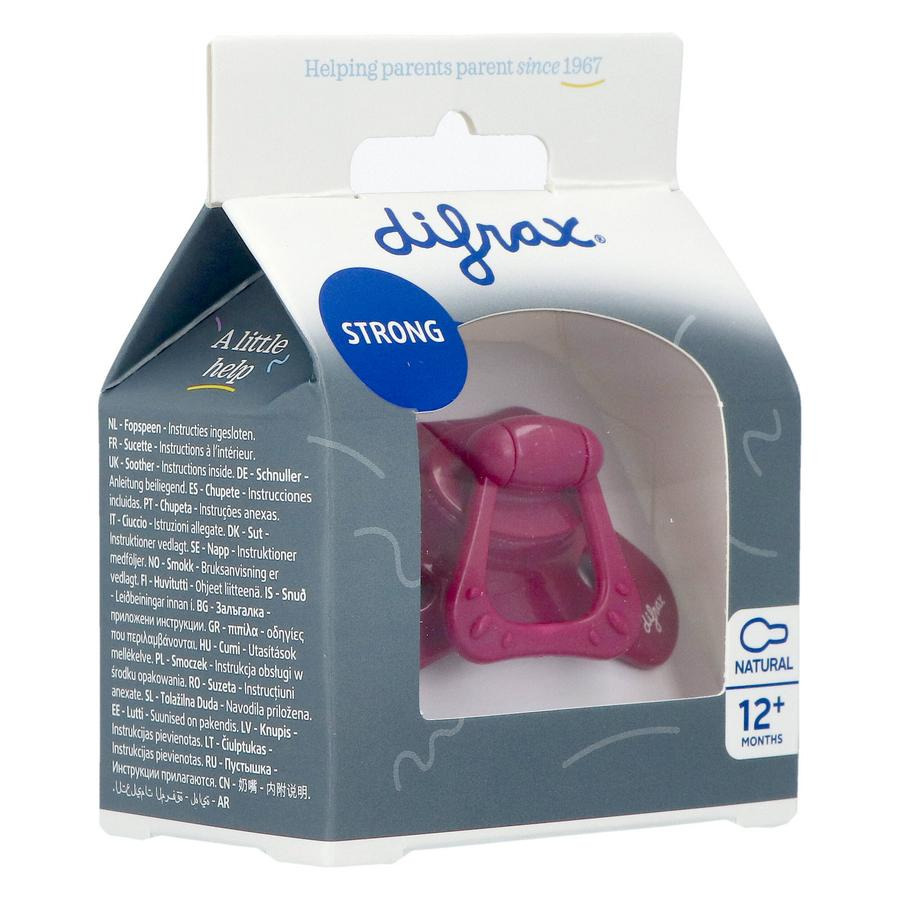 Difrax Fopspeen Uni Wildberry Natural 12mnd+