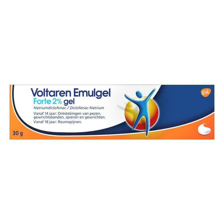 Voltaren Emulgel Forte 2% Pijnverlichtende Gel Spieren En Gewrichten 30g