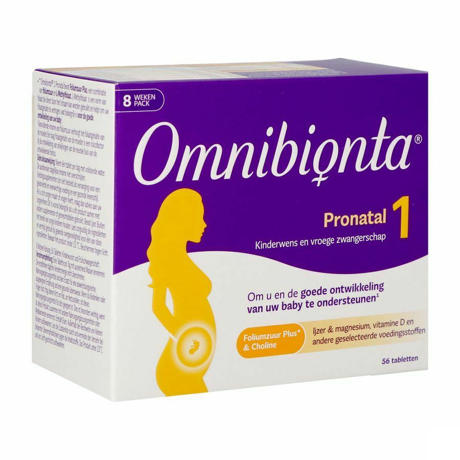 Omnibionta Pronatal Kinderwens Zwangerschap 56 Tabletten