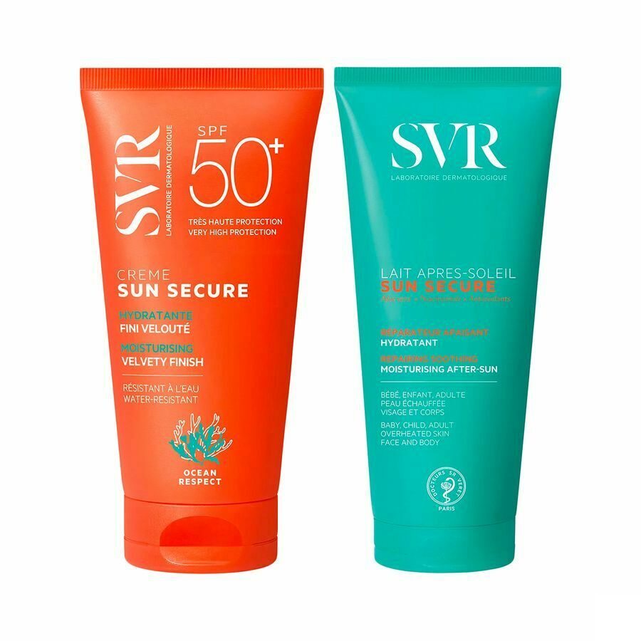 Sun Secure Crème Hydratant + Gratis Aftersun Melk 50ml