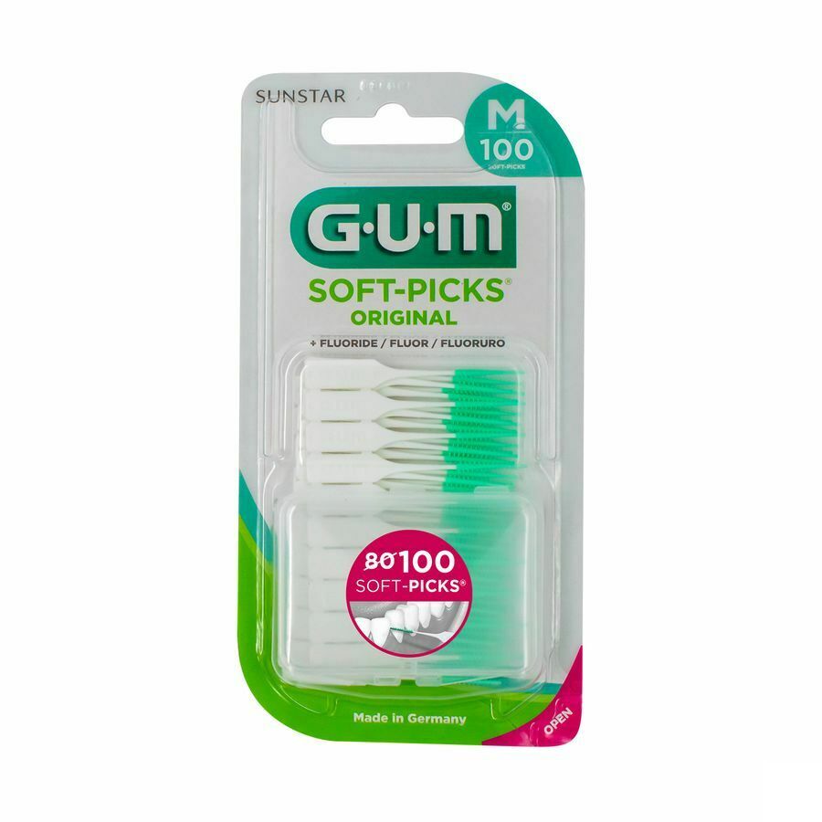 Gum Soft Picks Original Medium 100 Stuks