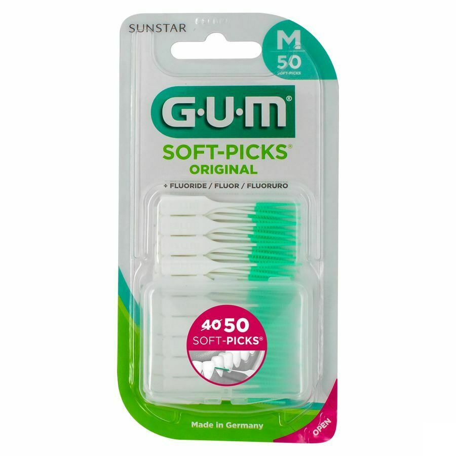 Gum Soft Picks Original Medium 50 Stuks