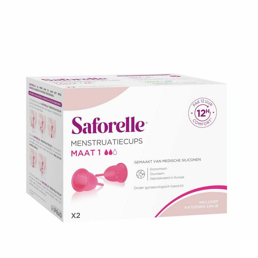 Saforelle Cup Protect Menstruatie Cups T1 Nieuw