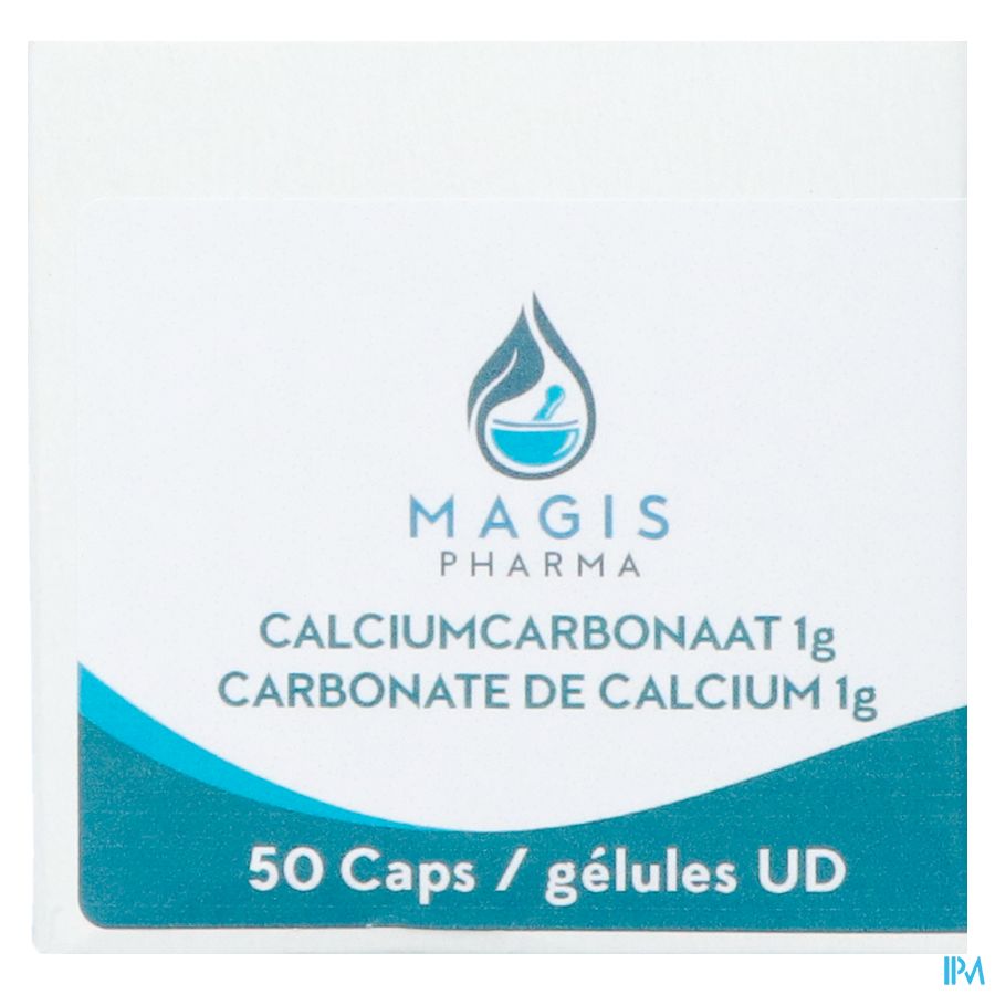 Calcium Carbonaat 1g Comp 50 Magis