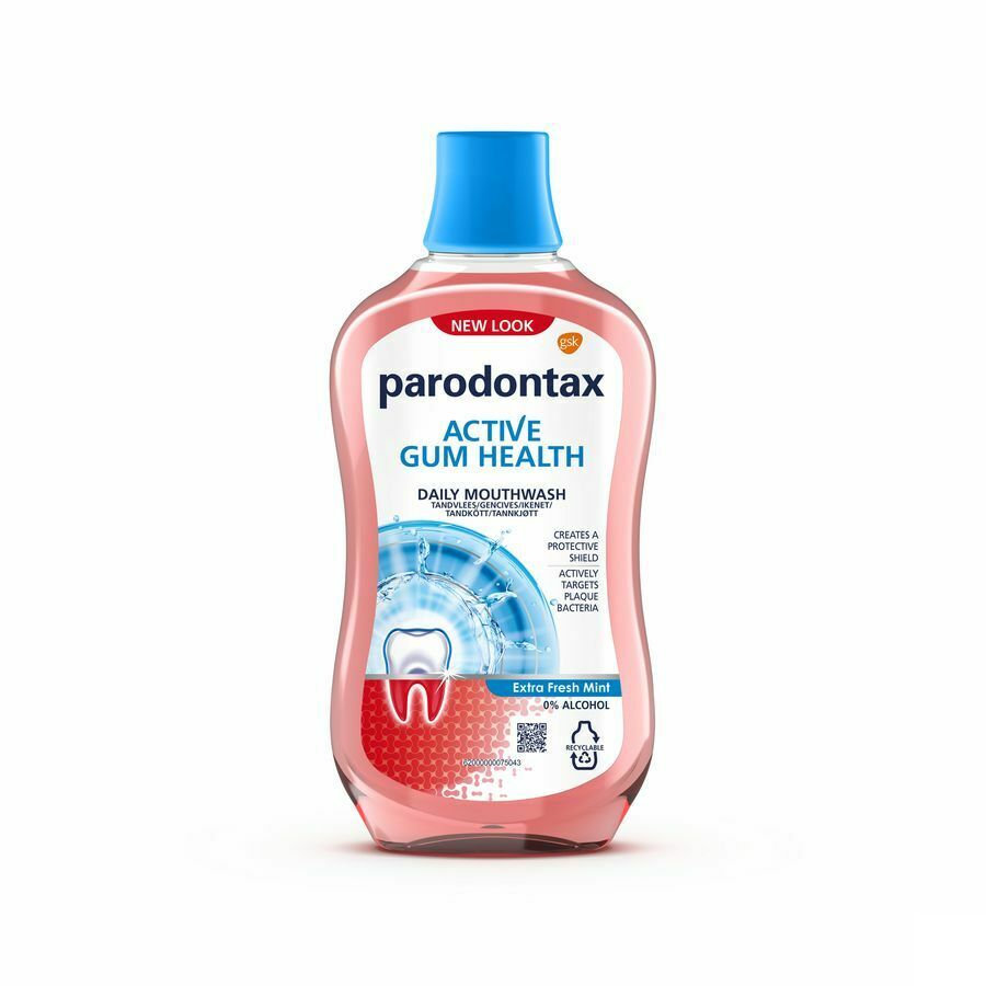 Parodontax Active Gum Health Mondwater Extra Fresh Mint 500ml