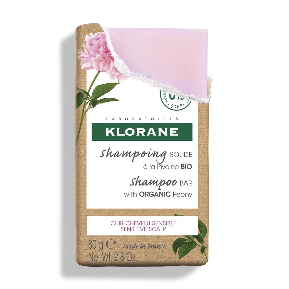 Klorane A La Peonia Bio Solid Shampoo 80 G