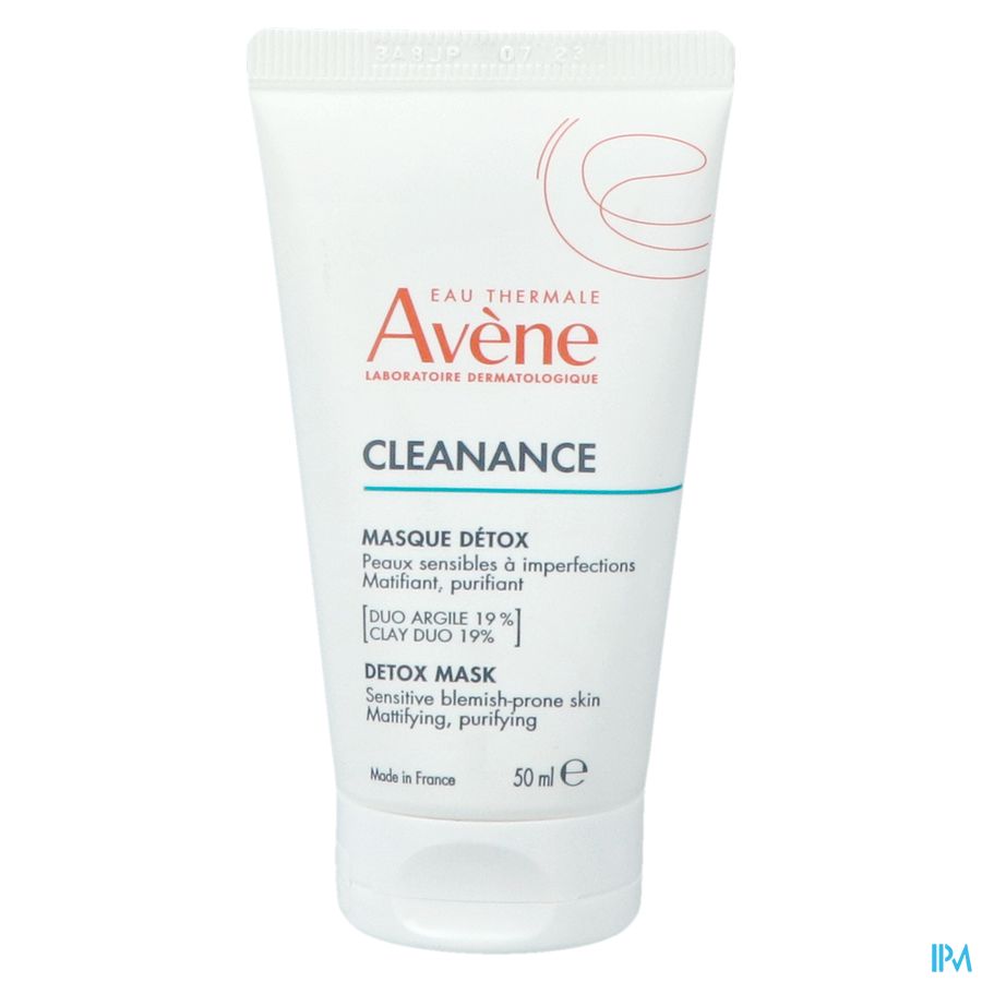 Avène Cleanance Matterend en Zuiverend Detox Masker 50ml