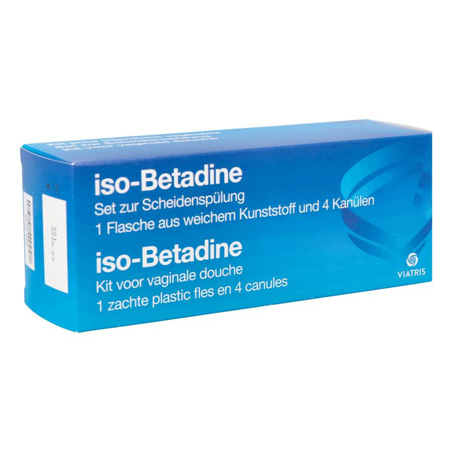 Iso Betadine Kit Vaginale Douche Kanules 4