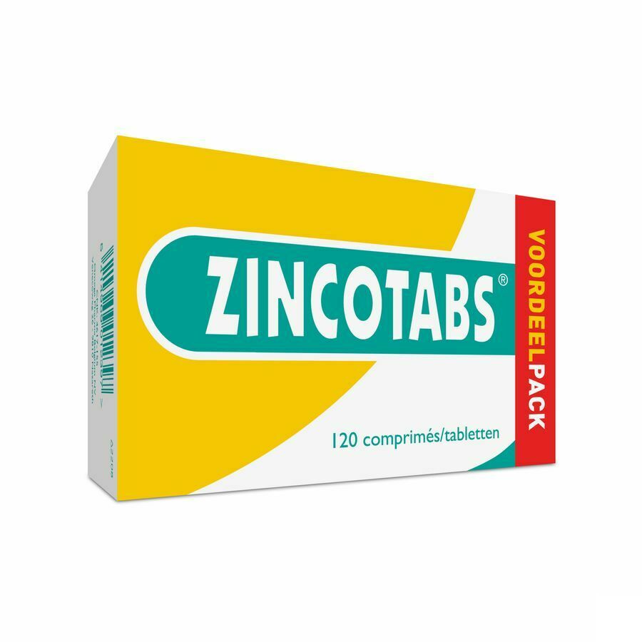 Zincotabs® 120 tabletten - voordeelpack - ondersteuning imuumsysteem