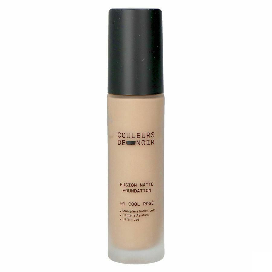 Les Couleurs De Noir Fusion Matte Foundation 01 Cool Rosé 30ml