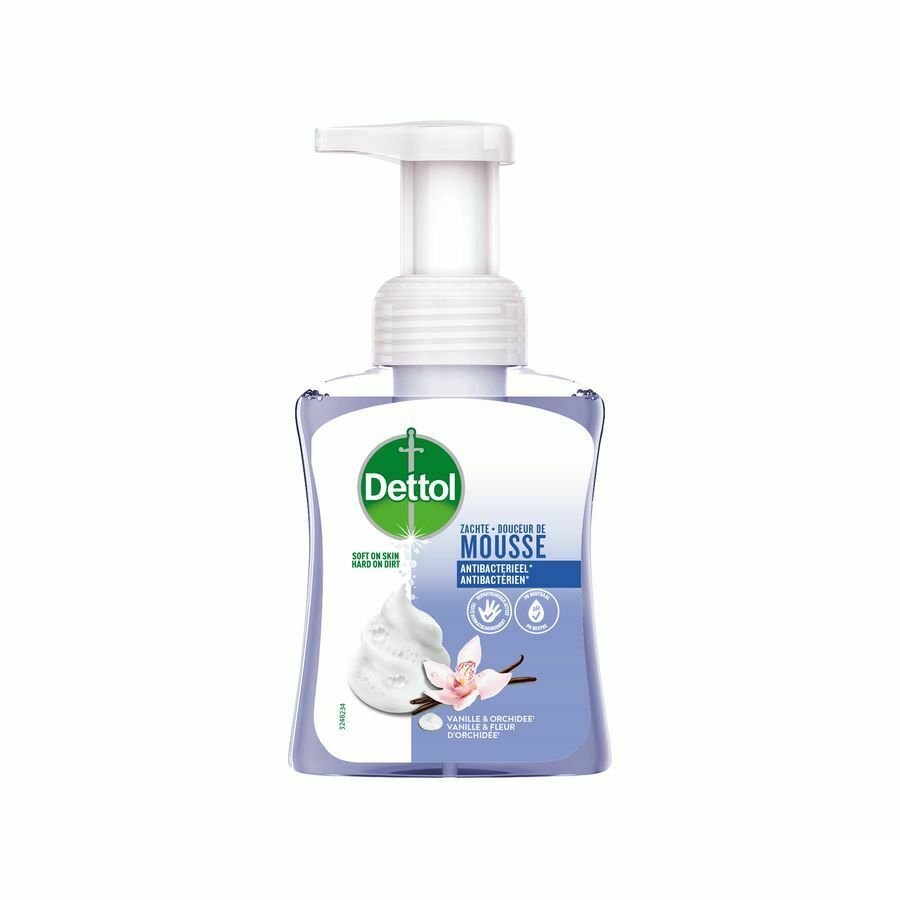 Dettol Zachte Mousse Orchidee & Vanille 250ml