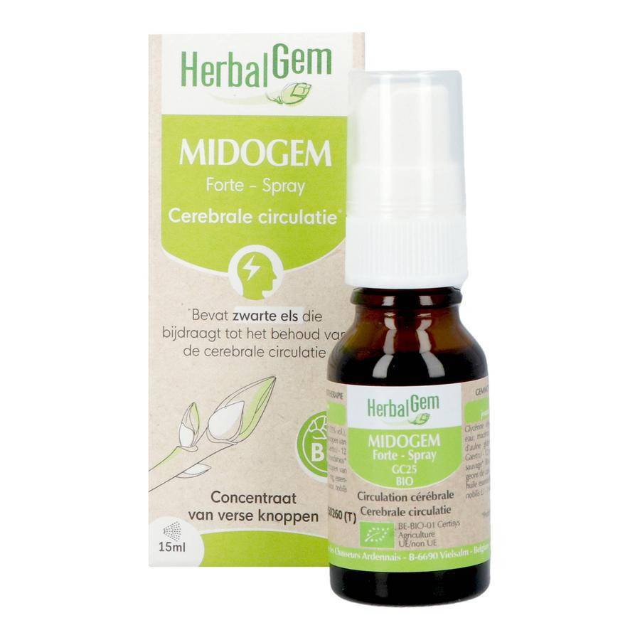 Herbalgem Midog Fort Spray Bio 15ml